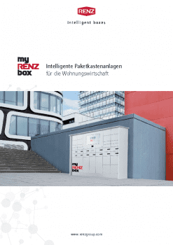 Katalog myRENZbox Intelligente Paketkastenanlagen für die Wohnungswirtschaft