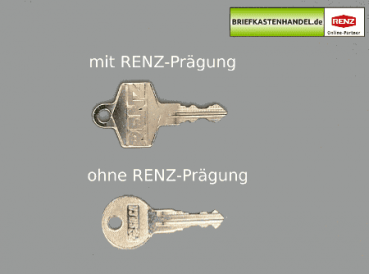 RENZ Briefkastenschlüssel, Zylinderschlüssel ER, 97-9-95226