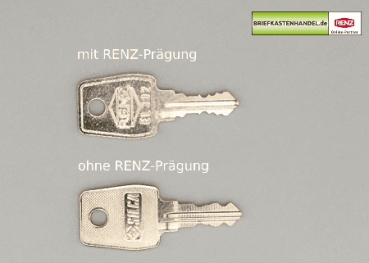 RENZ Briefkastenschlüssel, Zylinderschlüssel EL 448, 97-9-95055