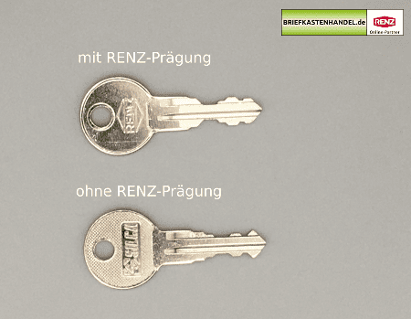 Original RENZ Schlüssel Briefkastenschlüssel Ersatzschlüssel 