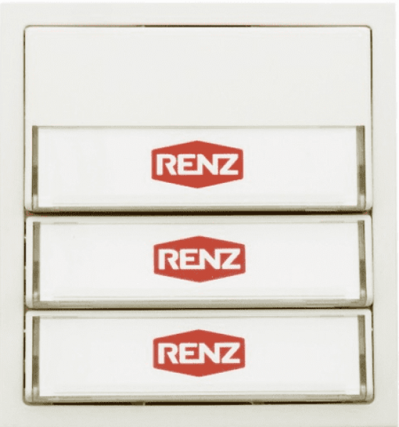 RENZ Tastenmodul mit 3x Klingeltastern, 97-9-85271