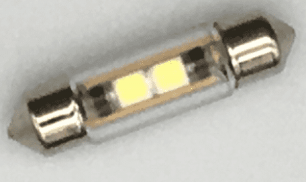 Rundum LED Soffitte 12V LED Edelstahl Soffitte Lampe 20 Miniatur