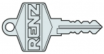RENZ Briefkastenschlüssel, Zylinderschlüssel ER, 97-9-95226